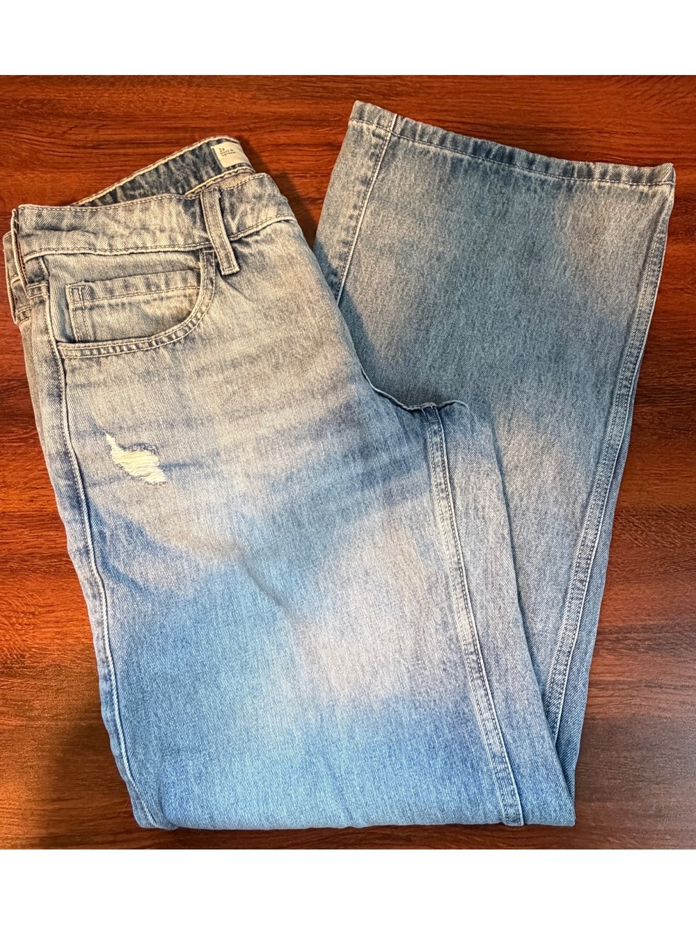 Hollister Low Rise Baggy Jeans size 2r w26